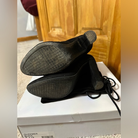 Steve Madden GLEEMER over knee boots w laces in the back so 7.5 GREAT CONDITION - Picture 7 of 7